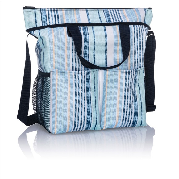 thirtyone Bags Crossbody Organizing Tote Boardwalk Stripe Poshmark